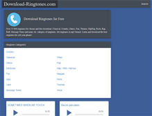 Tablet Screenshot of download-ringtones.com